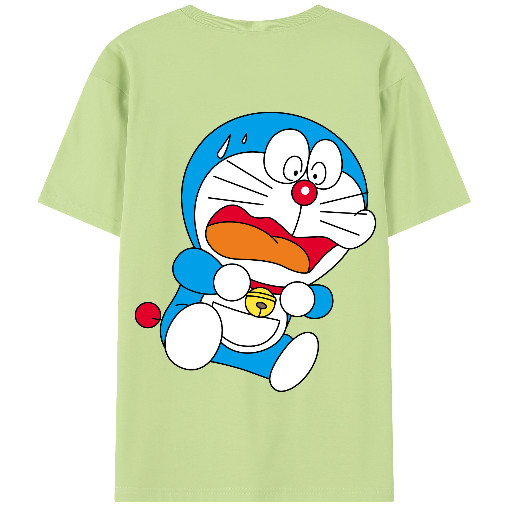 （画像用） ドラえもん Doraemon 綿100％半袖Tシャツ（背面プリント）